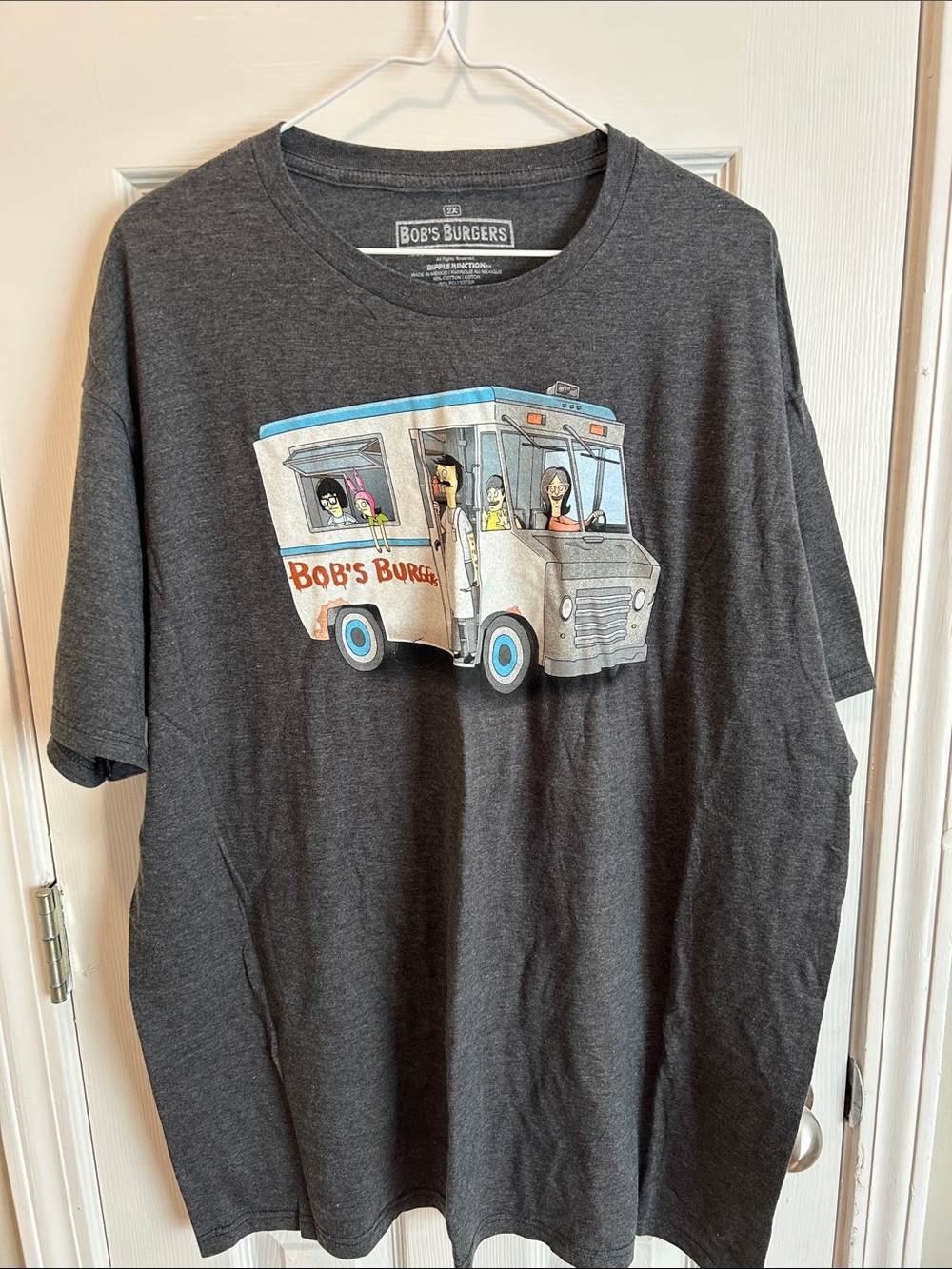 Bob's Burgers Charcoal Graphic Tee - Dark Gray